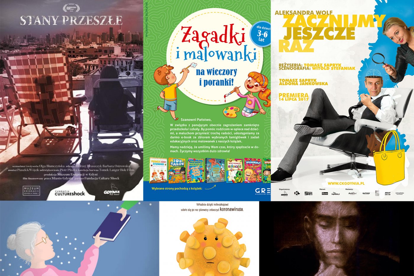 Depesza kulturalna - malowanki, ebooki, teatr, kino