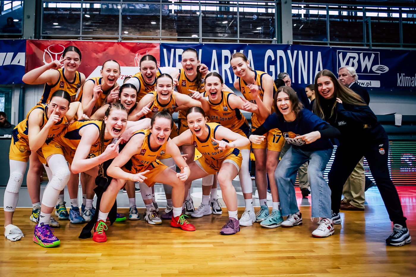 Koszykarki VBW Arki Gdynia (fot. Agnieszka Modelska)