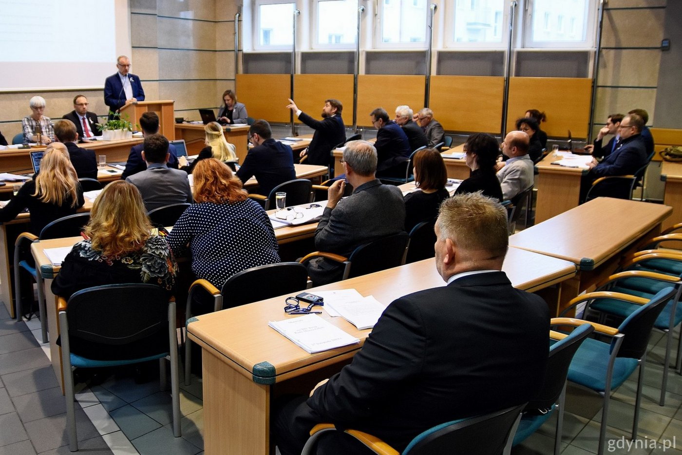 XXXII sesja odbędzie się w gmachu Urzędu Miasta Gdyni // fot. Paweł Kukla (archiwum 2019)
