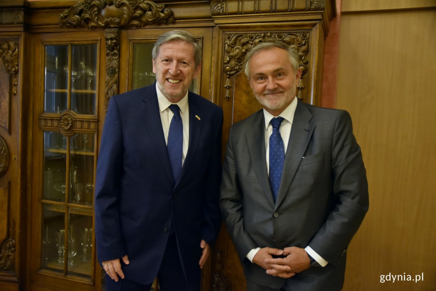 Alexander Ben Zvi, ambasador Izraela w Polsce spotkał się z prezydentem Gdyni Wojciechem Szczurkiem // fot. Sławomir Okoń