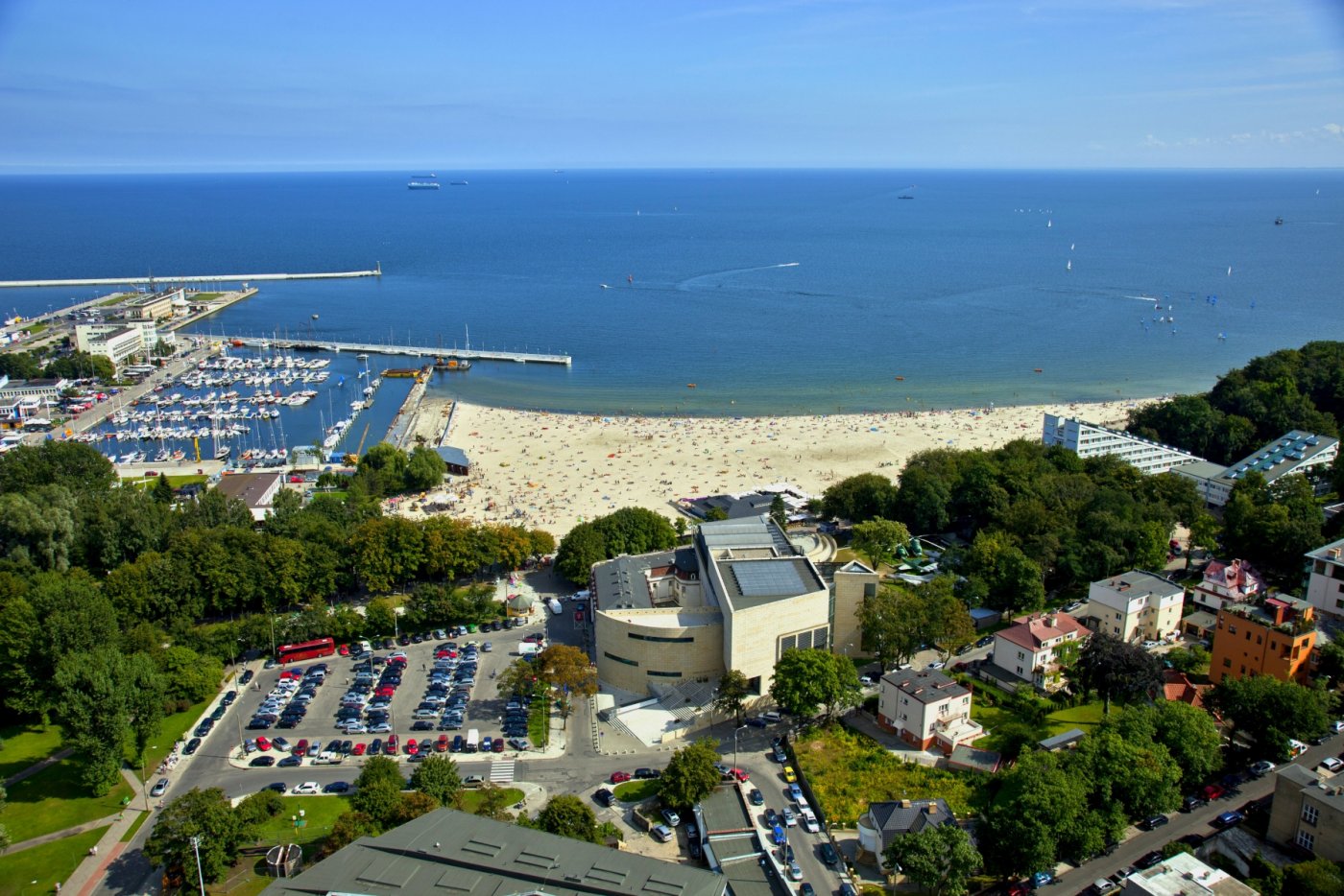 Kąpielisko Śródmieście i Marina Gdynia z Błękitną Flagą // fot. www.gdyniasport.pl