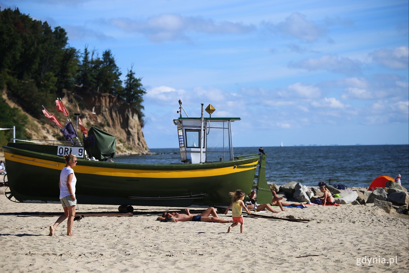 Na bardziej kameralne plażowanie zapraszamy do Orłowa (fot. Przemysław Kozłowski)
