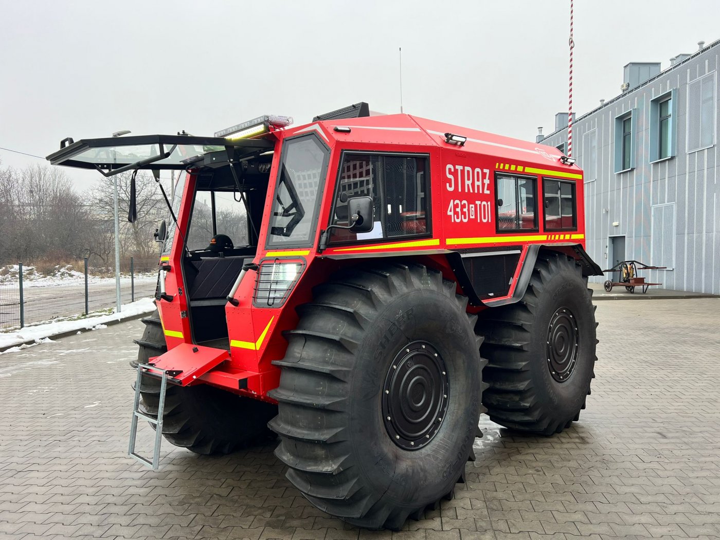 Wszędołaz SHERP N1200, który otrzymała Jednostka Ratowniczo-Gaśnicza nr 3 w Gdyni, fot. KM PSP Gdynia