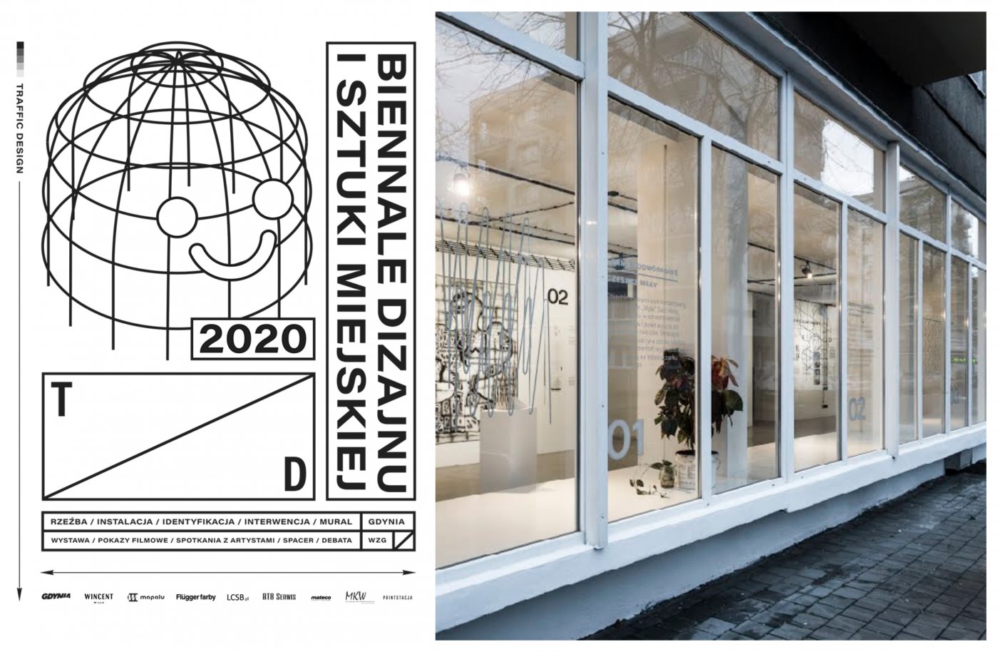 Wystawa, która jest elementem Biennale Dizajnu i Sztuki Miejskiej już dostępna online, fot. Traffic Design / Rafał Kołsut (po prawej)