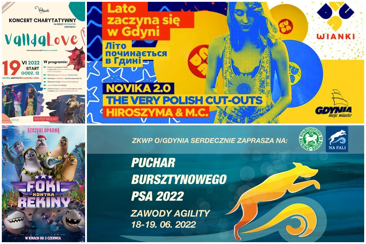 Pamiętajcie: lato zaczyna się w Gdyni!//collage z mat. pras.