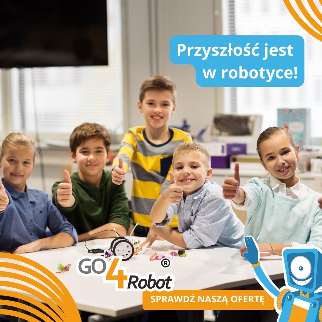 Infografika warsztatów z robotyki i programowania (fot. GO4Robot®)