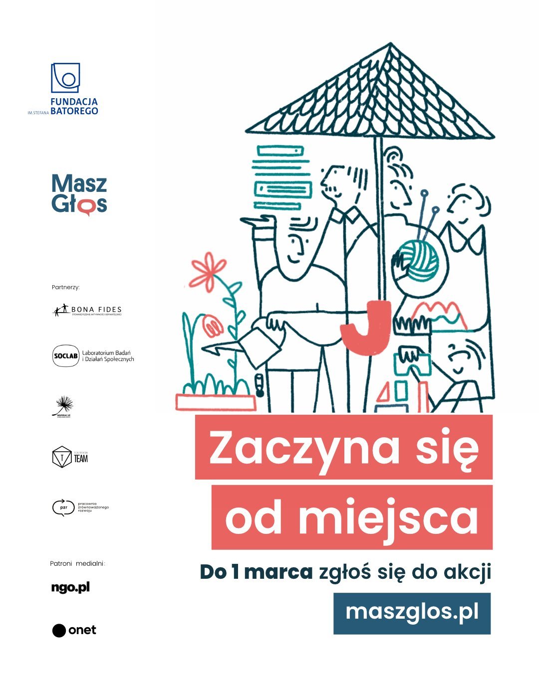 Plakat akcji „Masz Głos” (mat. prasowe)