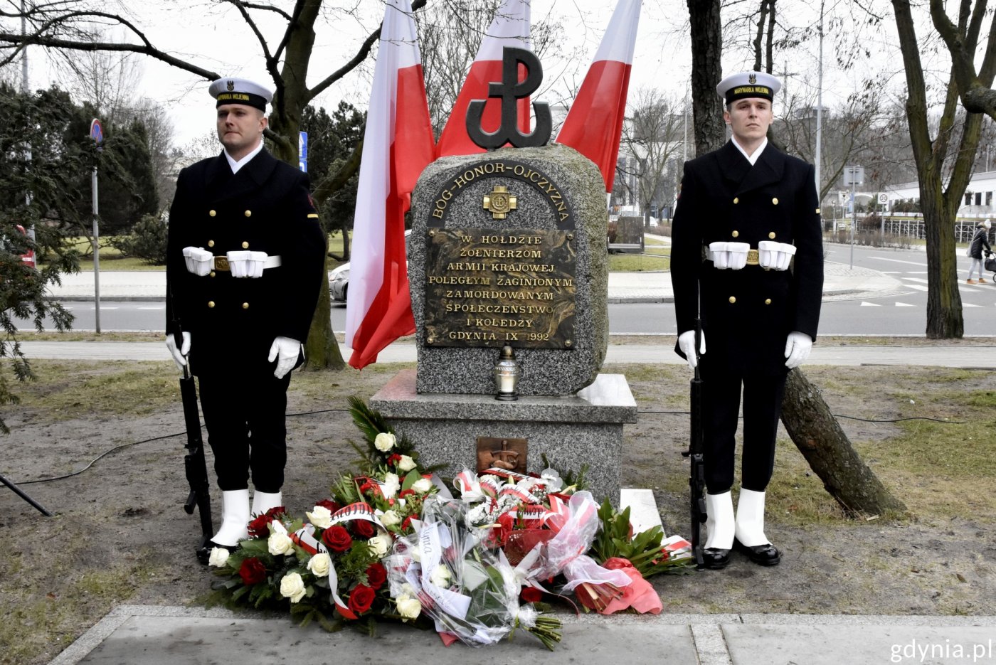 Uroczystości pod pomnikiem Armii Krajowej // fot. Dorota Nelke