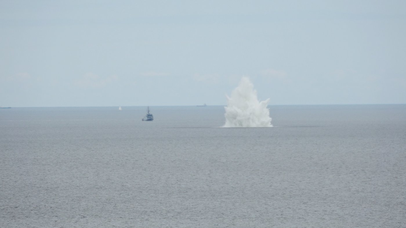Neutralizacja miny typu GC na Zatoce // fot. Sławomir Okoń