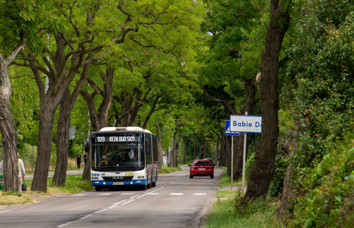 Do niebezpiecznego incydentu doszło w autobusie linii 109, który jechał w kierunku Babich Dołów (fot. Michał Gieranowski)
