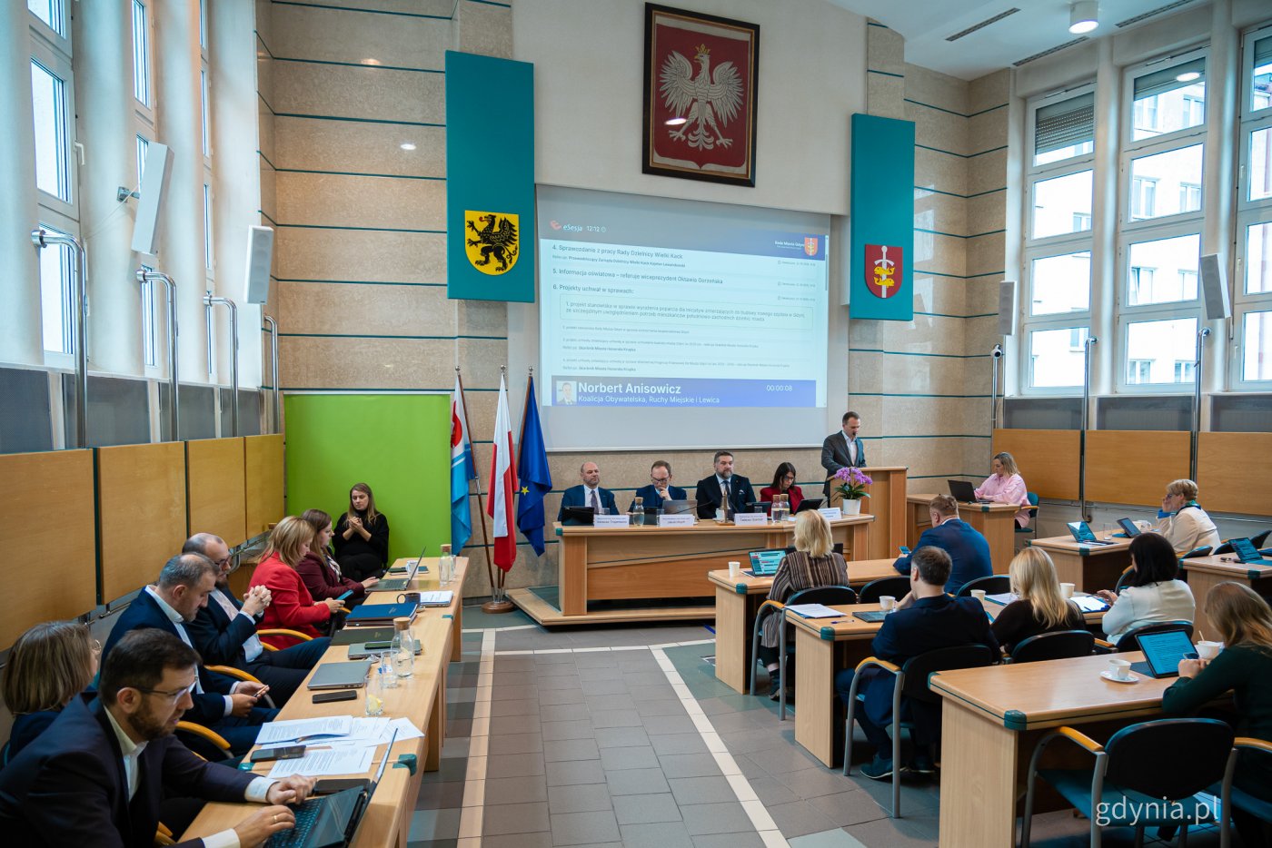 Sesja Rady Miasta Gdyni (fot. Kamil Złoch/archiwum)