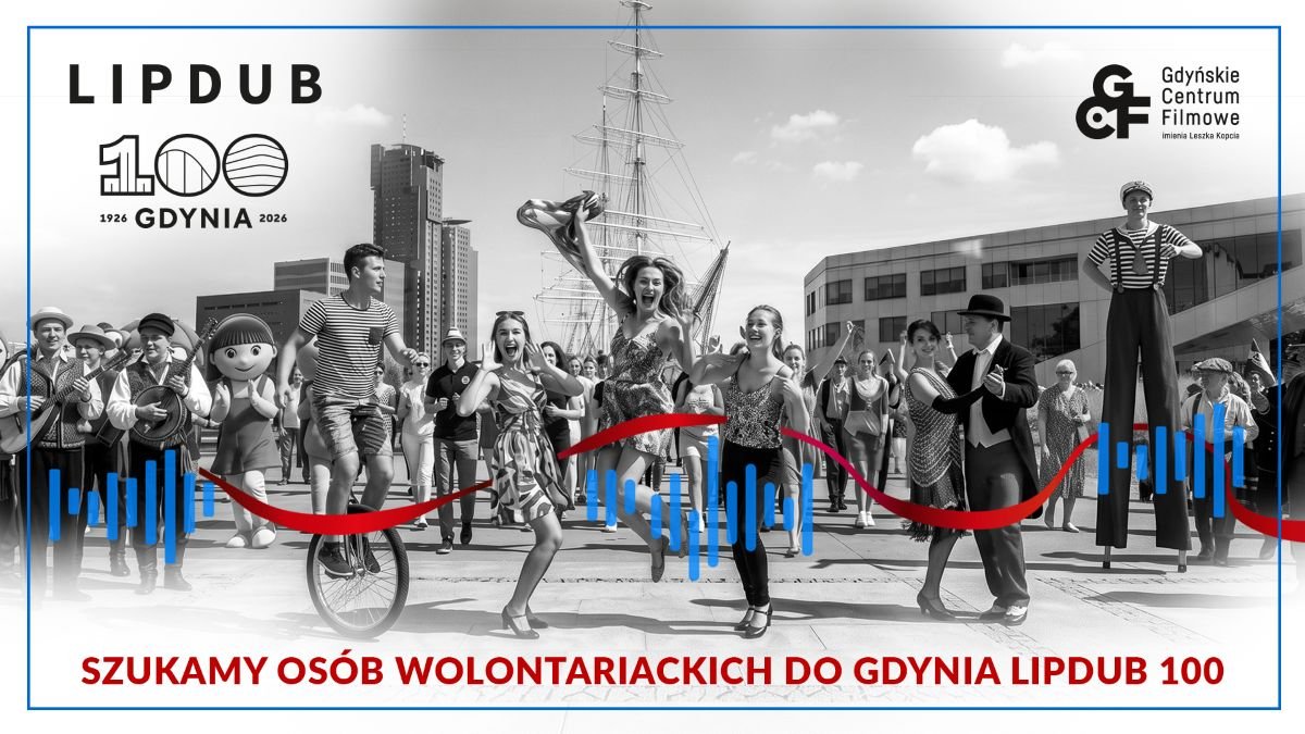 Gdyński LIPDUB czeka na wolontariuszy. (materiały Gdyńskiego Centrum Filmowego)