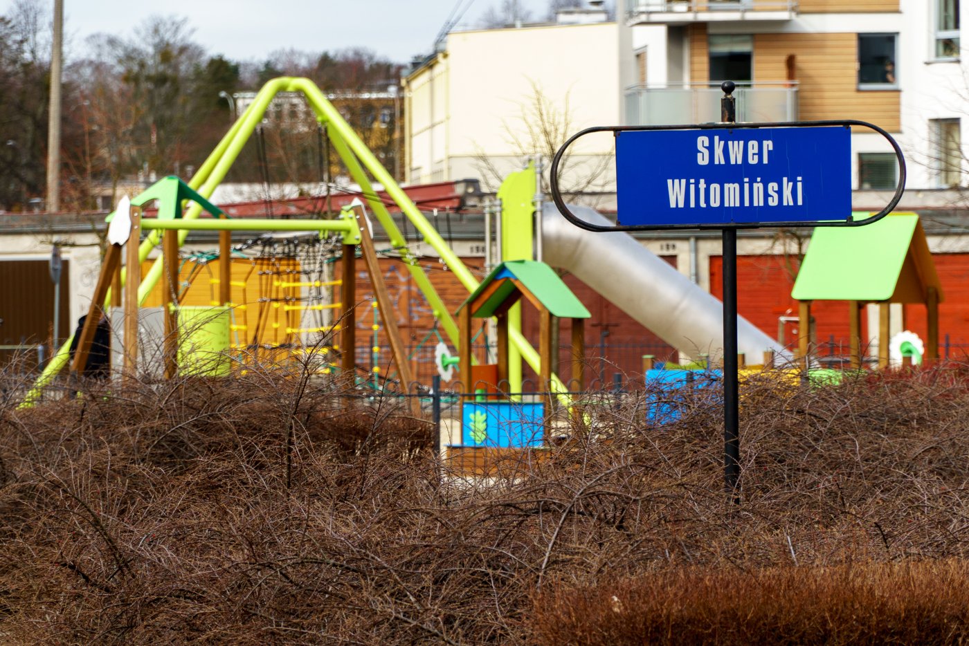 Plac zabaw na Skwerze Witomińskim