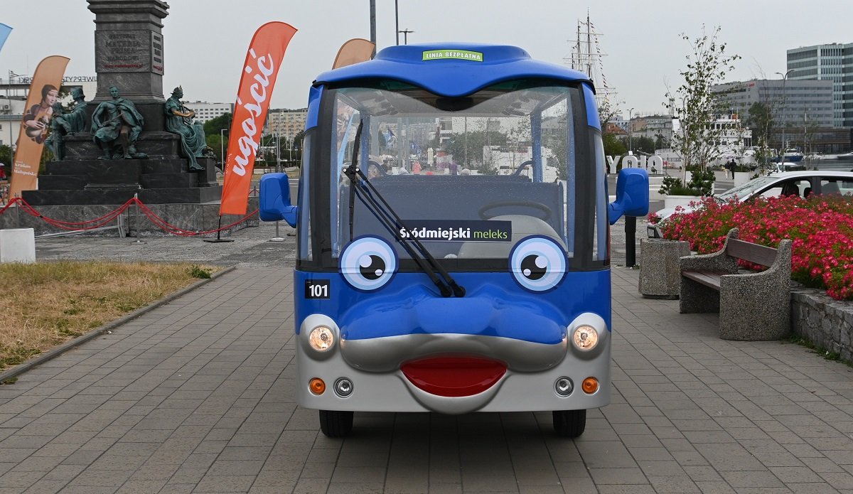 „Delfinkiem” po Gdyni jeszcze tylko w ten weekend. Uwaga na czasową zmianę trasy w Śródmieściu! Fot. Zygmunt Gołąb 