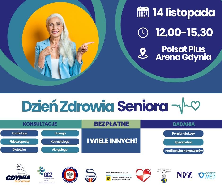 14 listopada w Polsat Plus Arenie Gdynia odbędzie się „Dzień Zdrowia Seniora