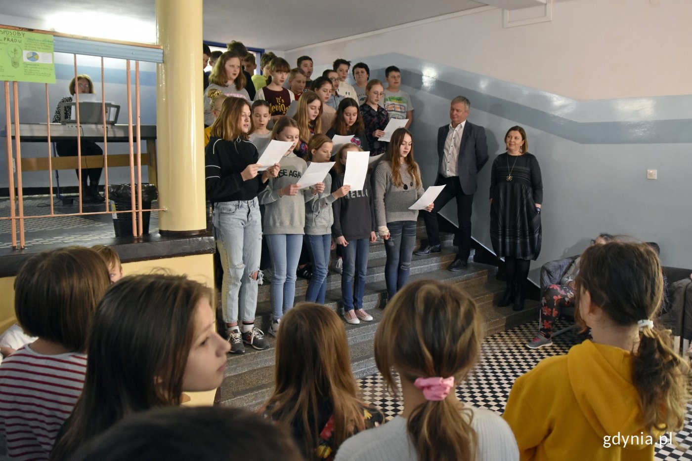 Akcja szkolna z okazji urodzin Gdyni odbyła się m.in. w Szkole Podstawowej nr 17 // fot. Magdalena Czernek
