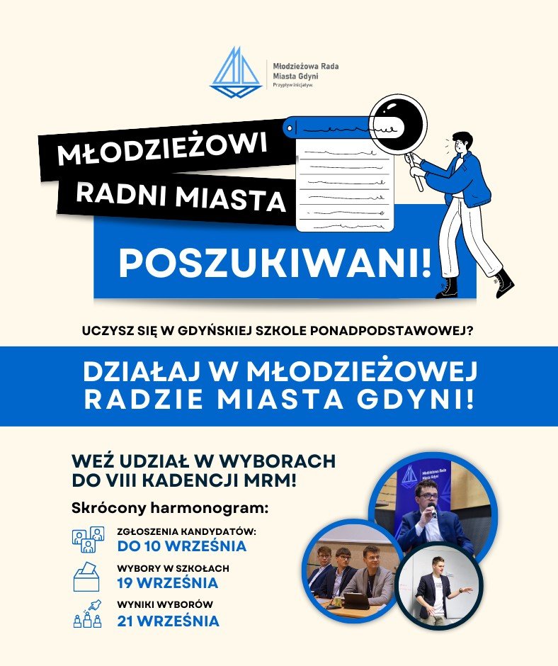 Działaj w Młodzieżowej Radzie Miasta Gdyni! 
