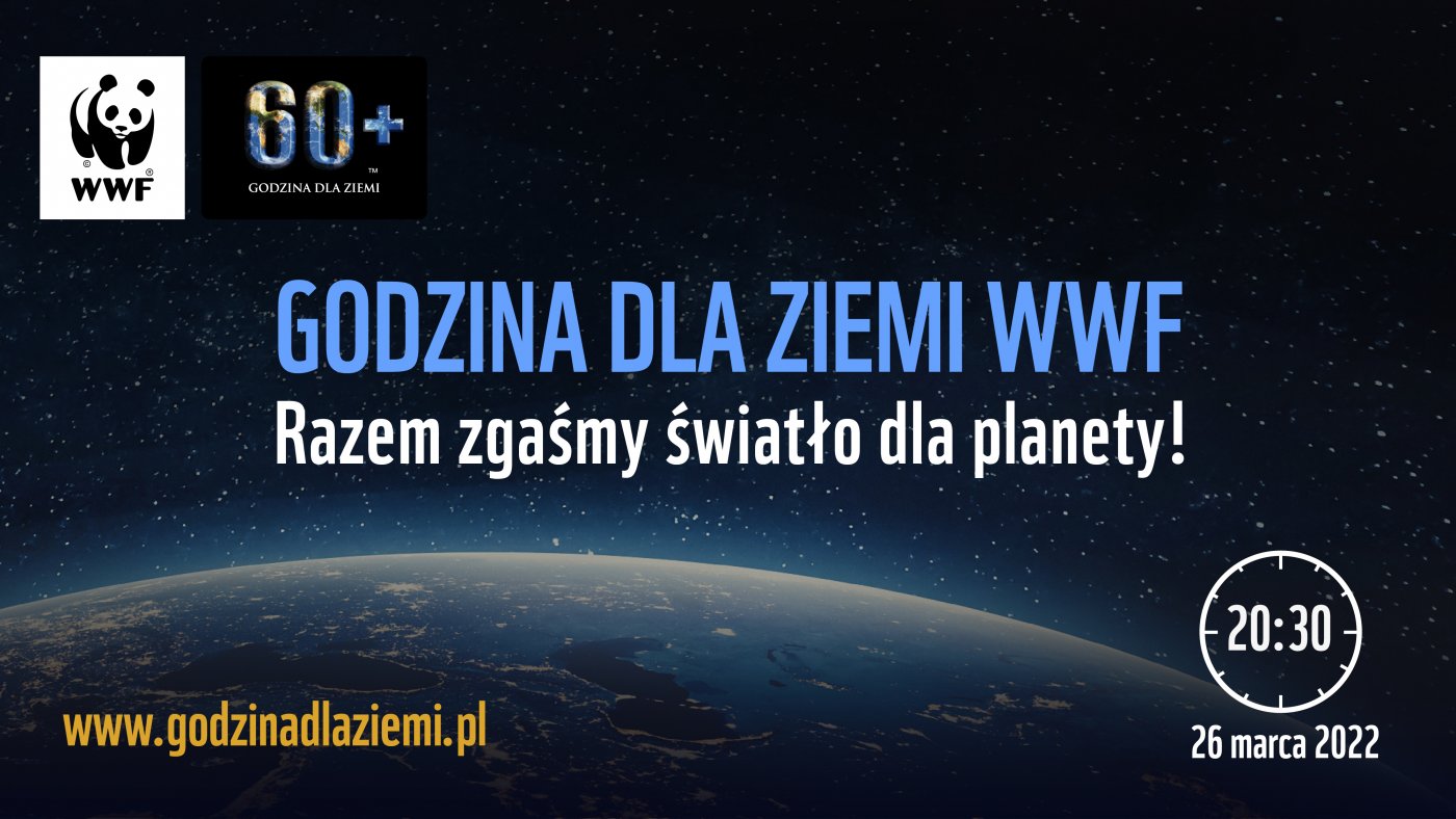 Grafika promująca akcję „Godzina dla Ziemi” // materiały prasowe WWF