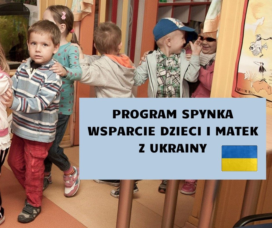 Grafika promująca program „SPYNKA – wsparcie ukraińskich dzieci i matek”  // materiały prasowe