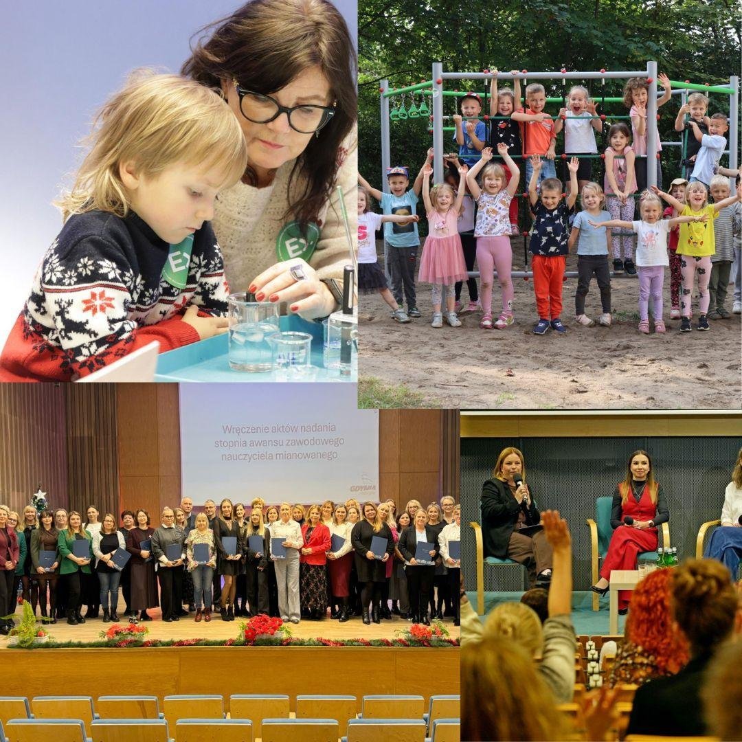 Kolage zdjęć publikowanych na stronie gdynia.pl