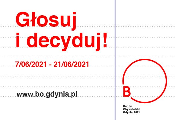 Głosowanie w gdyńskim Budżecie Obywatelskim 2021 potrwa do 21 czerwca / ilustr. Laboratorium Innowacji Społecznych