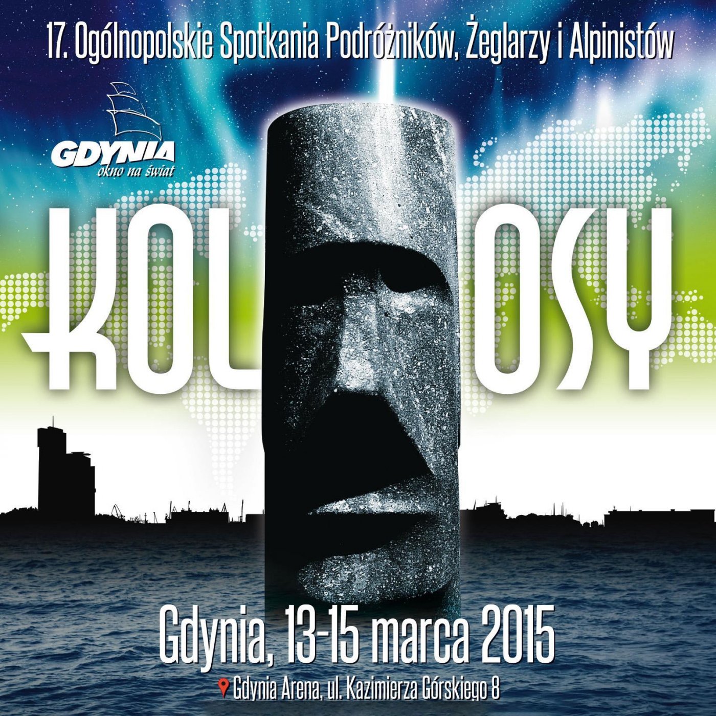 Grafika 17. Ogólnopolskich Spotkania Podróżników, Żeglarzy i Alpinistów. KOLOSY