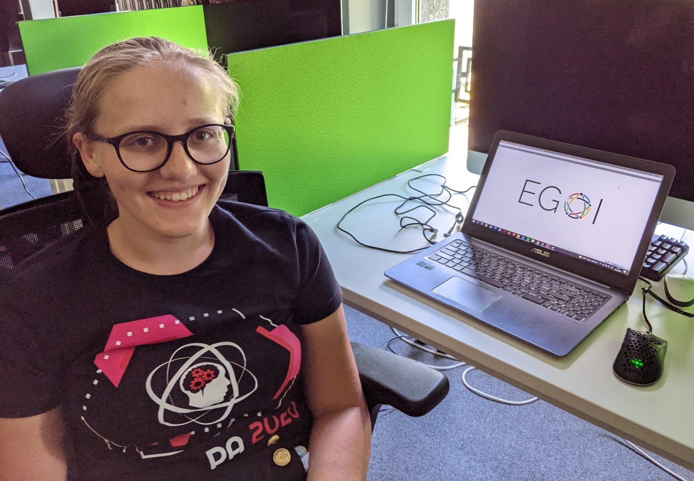 Zuzanna Ossowska z gdyńskiej Trójki zdobyła złoty medal na I Europejskiej Olimpiadzie Informatycznej Dziewcząt // fot. materiały III LO w Gdyni