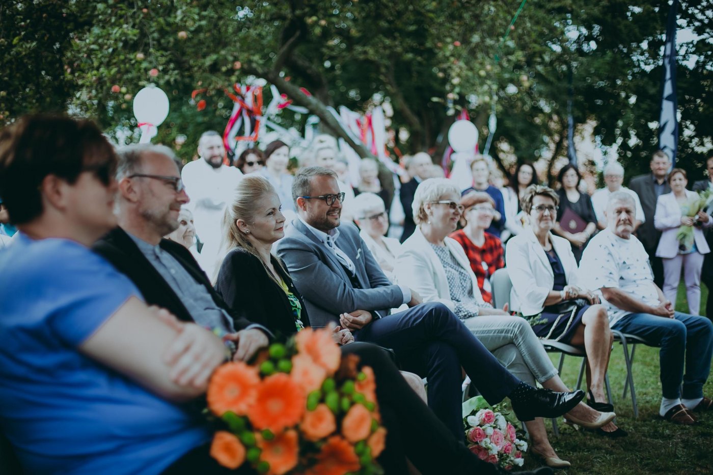 W uroczystości z okazji 20-lecia Gdyńskiego Ośrodka Opiekuńczego przy ul. Bosmanskiej uczestniczyli wiceprezydent Michał Guć, Marek Łucyk - pełnomocnik prezydenta Gdyni ds. realizacji projektów strategicznych i radna Gdyni Elżbieta Sierżęga // fot. Gaba Kucz