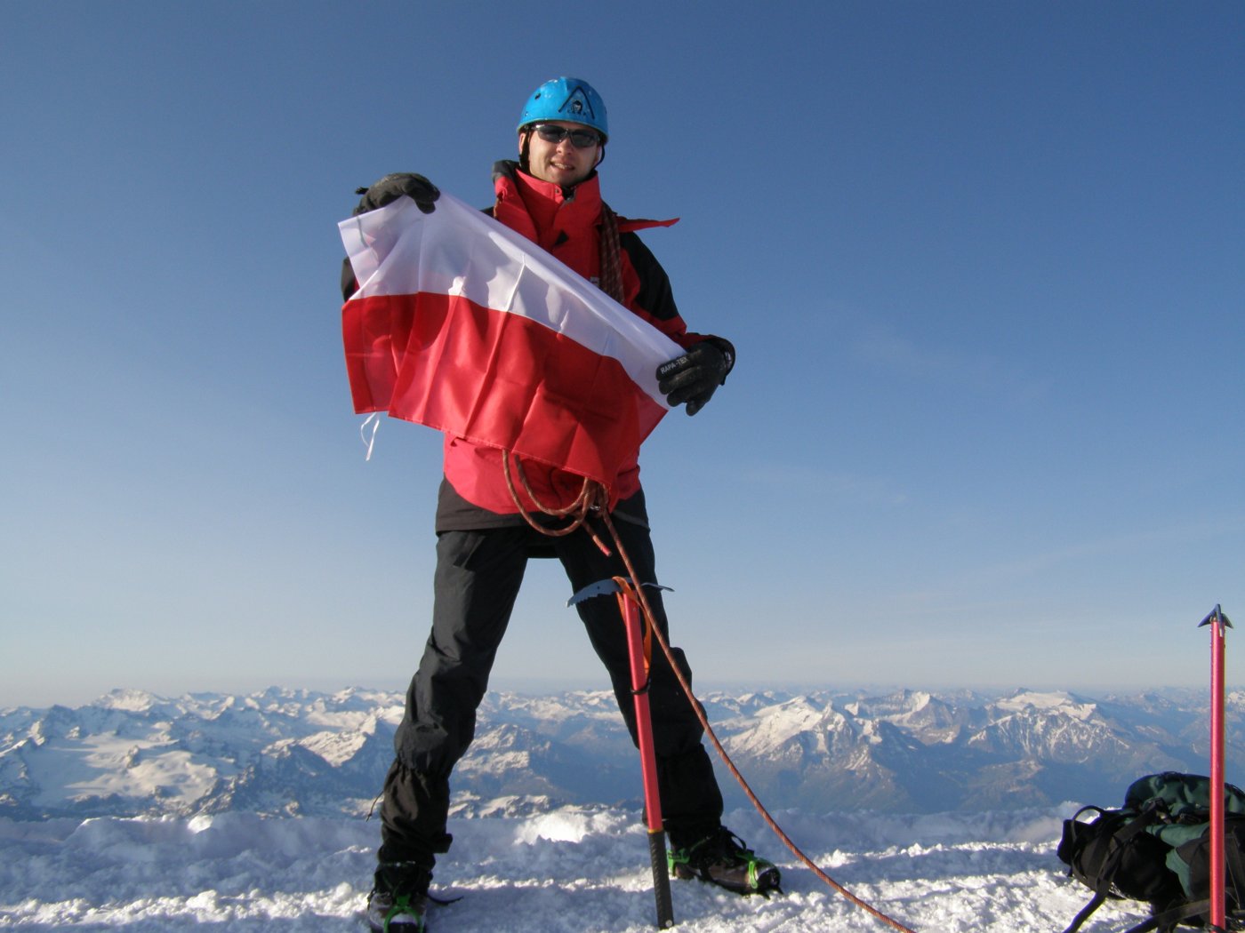 Marcin Jank na Mont Blanc // fot. z archiwum Marcina Janka