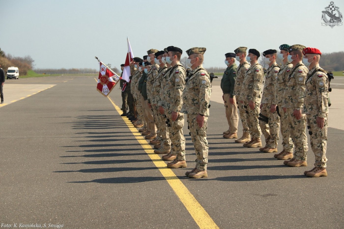 Pożegnanie żołnierzy Polskiego Kontyngentu Wojskowego, którzy wesprą misję NATO w Turcji, odbyło się na lotnisku na Babich Dołach // fot. K. Kamińska, S. Smuga/ BLMW