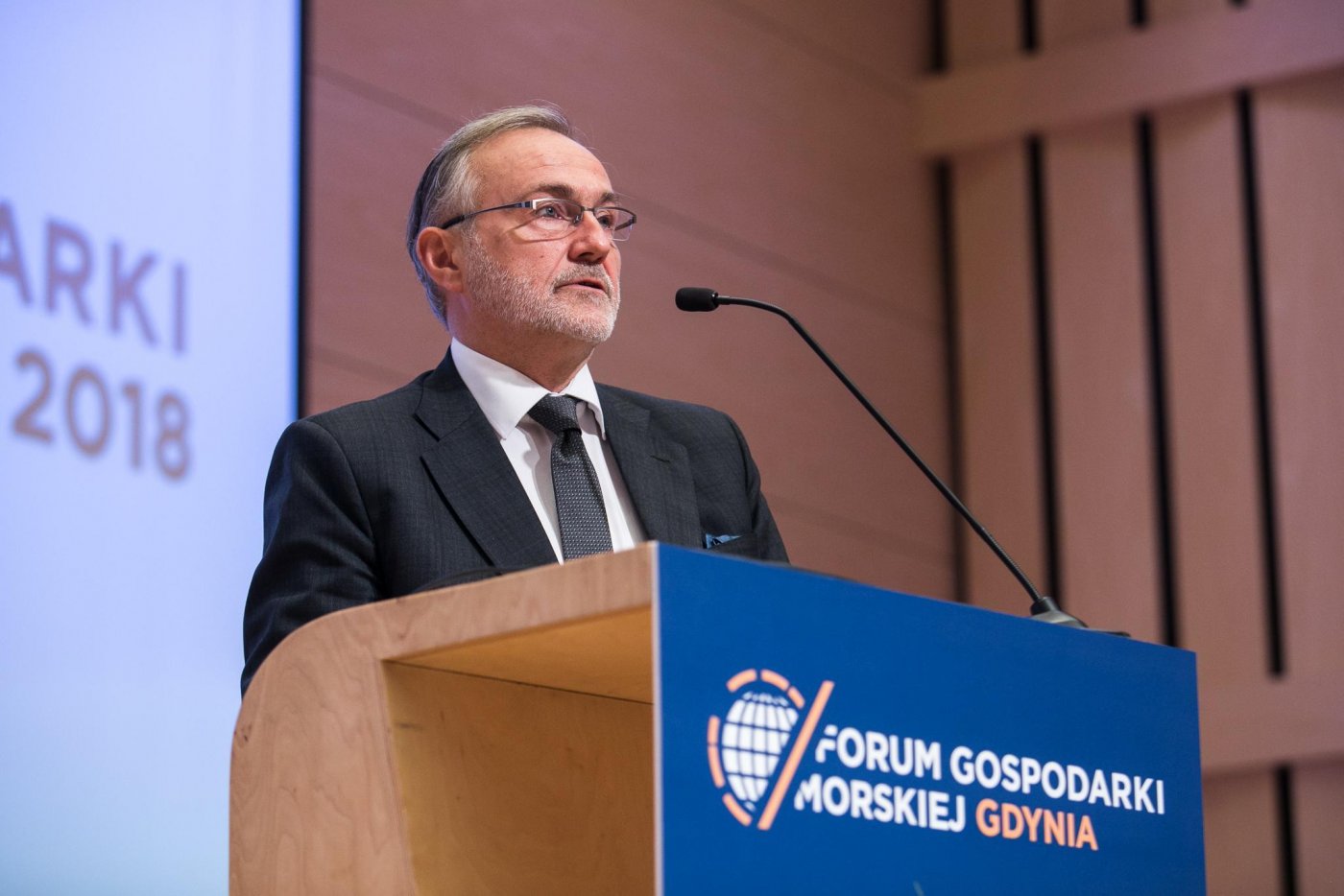 Prezydent Gdyni, Wojciech Szczurek otworzył tegoroczne Forum Gospodarki Morskiej, fot. Karol Stańczak