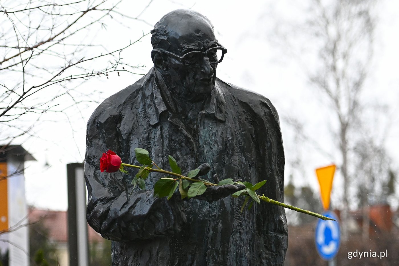 Pomnik Władysława Bartoszewskiego w Sopocie, fot. Michał Puszczewicz