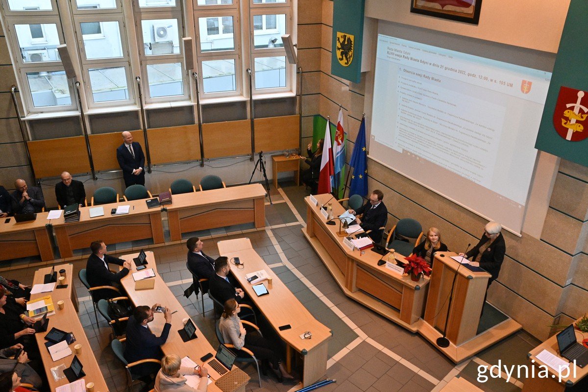 XLVIII sesja Rady Miasta Gdyni // fot. Magdalena Śliżewska