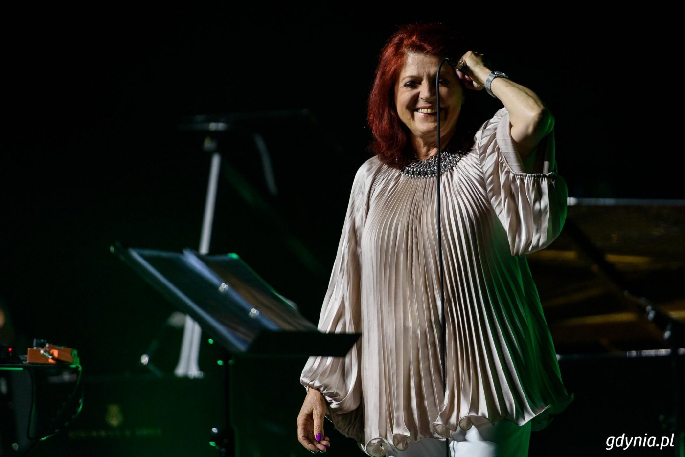 Silna, charyzmatyczna,pełna życia.Urszula Dudziak na Ladies' Jazz Festival (2017) (fot. Dawid Linkowski)