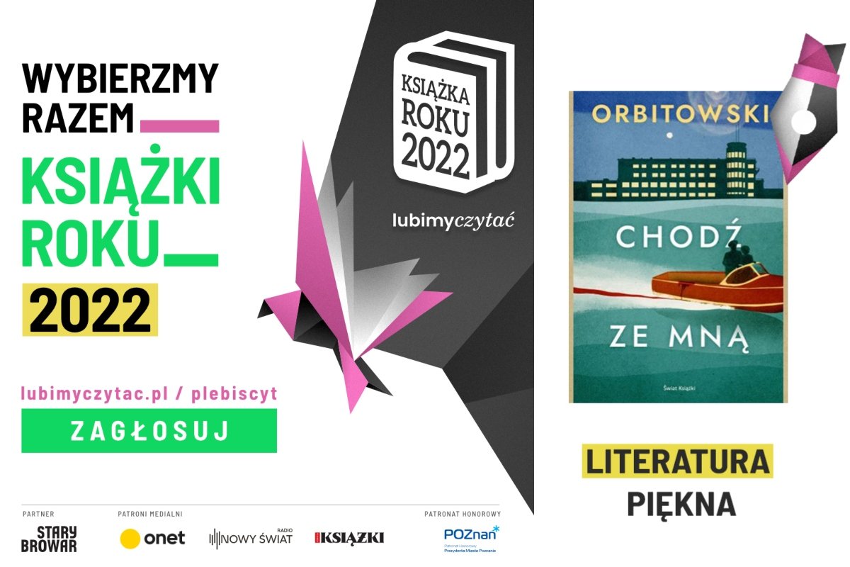 Ksiązki Roku 2022 można wybrać do 28 lutego // mat. prasowe Lubimyczytać.pl/FB