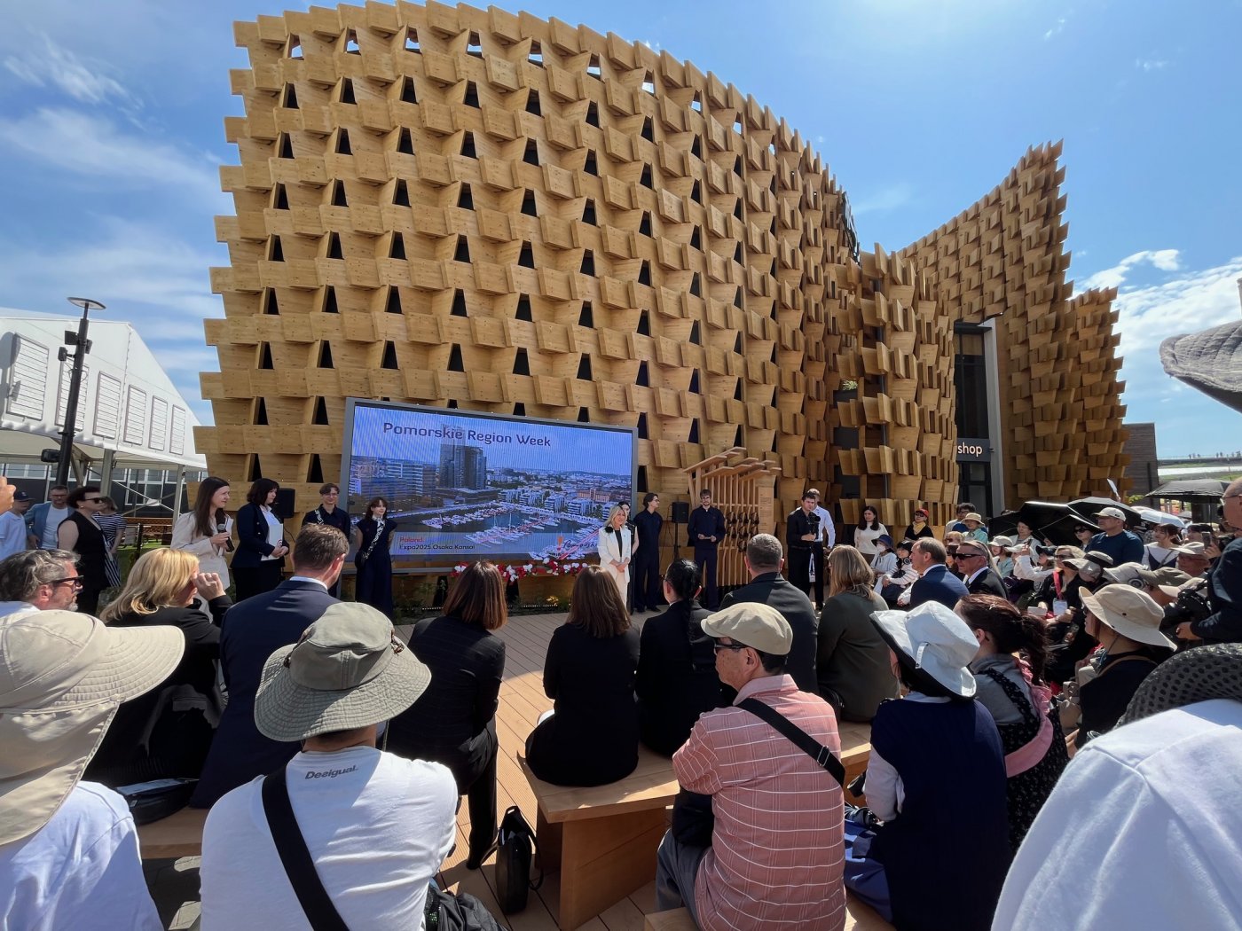 Tydzień Województwa Pomorskiego zagościł w tzw. polskim pawilonie (na zdjęciu), który funkcjonuje podczas Expo 2025 w Osace (fot. mat. prasowe)