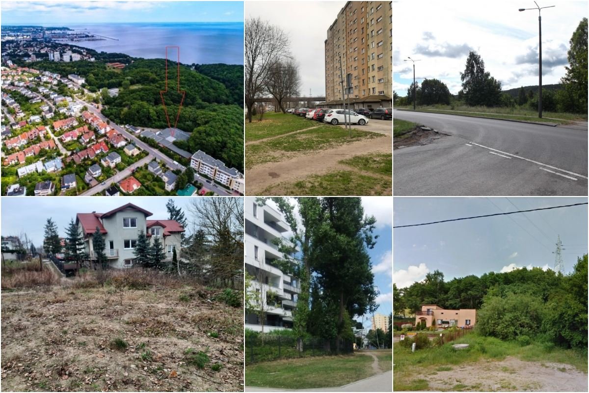 To część z nieruchomości należących do miasta, które mogą zmienić właściciela na początku jesieni - wśród nich zarówno grunty pod domy jednorodzinne, jak i pod większe inwestycje o innych funkcjach, fot. investgdynia.pl