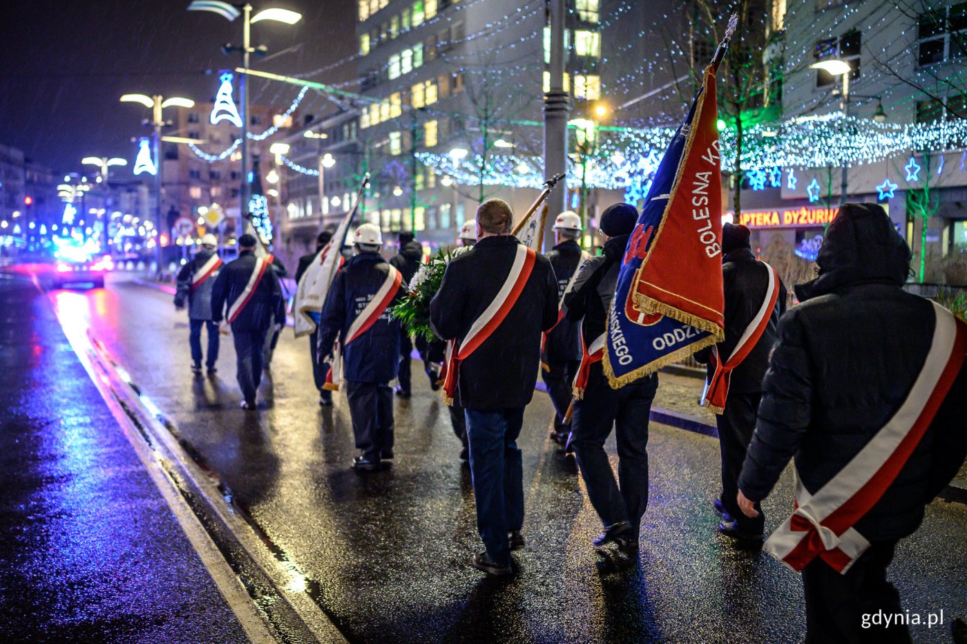 W Gdyni uczczono pamięć o ofiarach stanu wojennego // fot. Dawid Linkowski