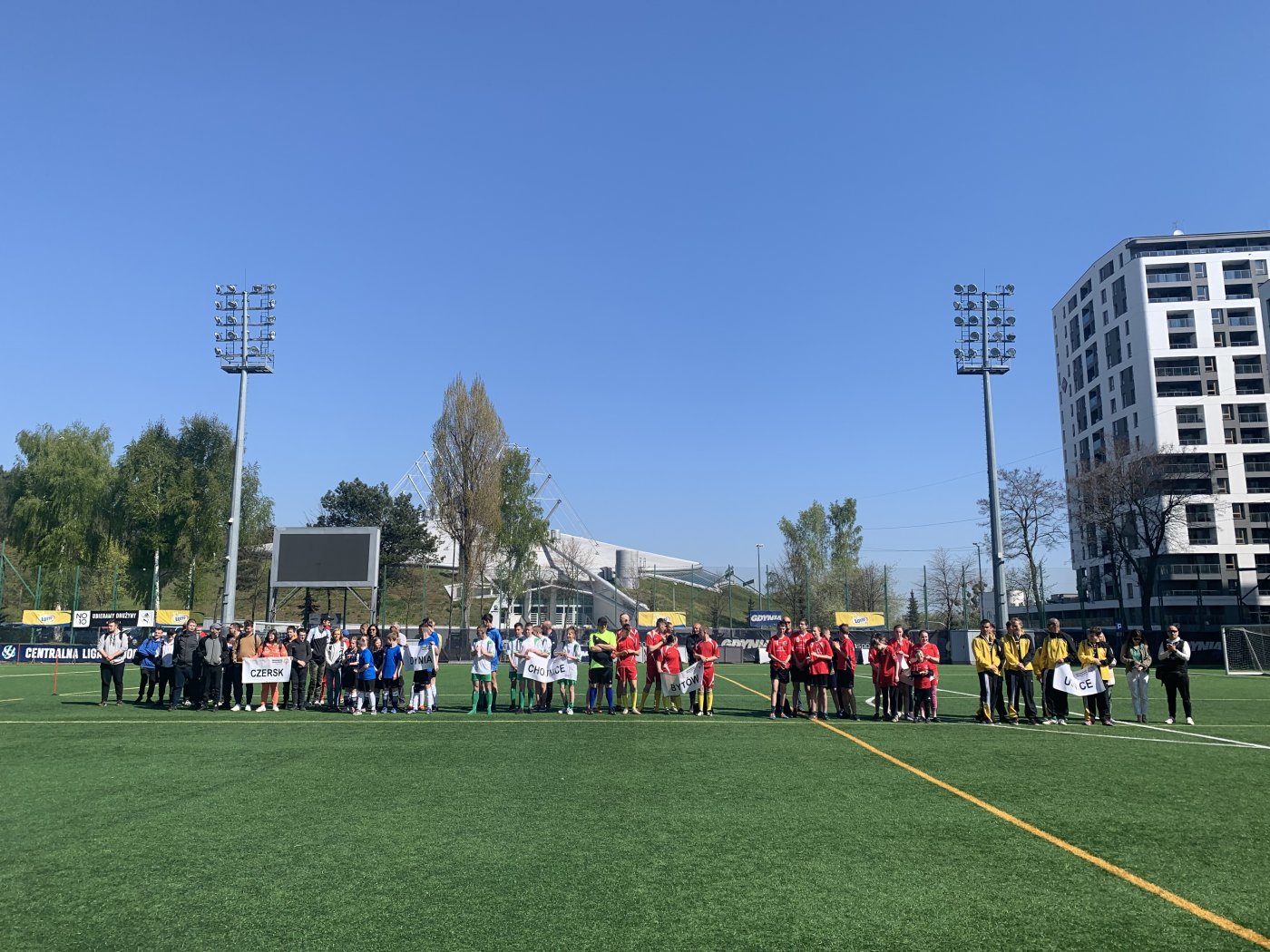 drużyny piłkarskie podczas XXII Turnieju Piłkarskiego Olimpiad Specjalnych // fot. D.Waletko