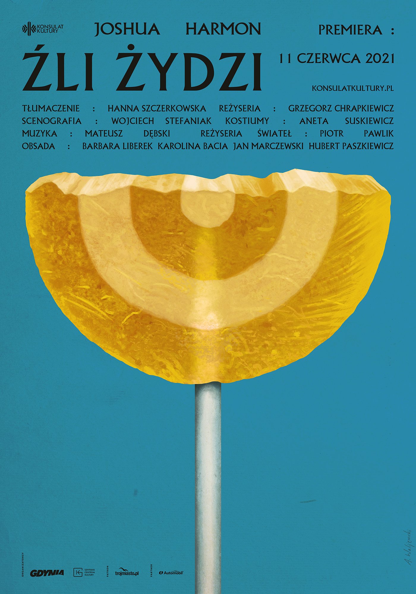 Plakat do spektaklu 