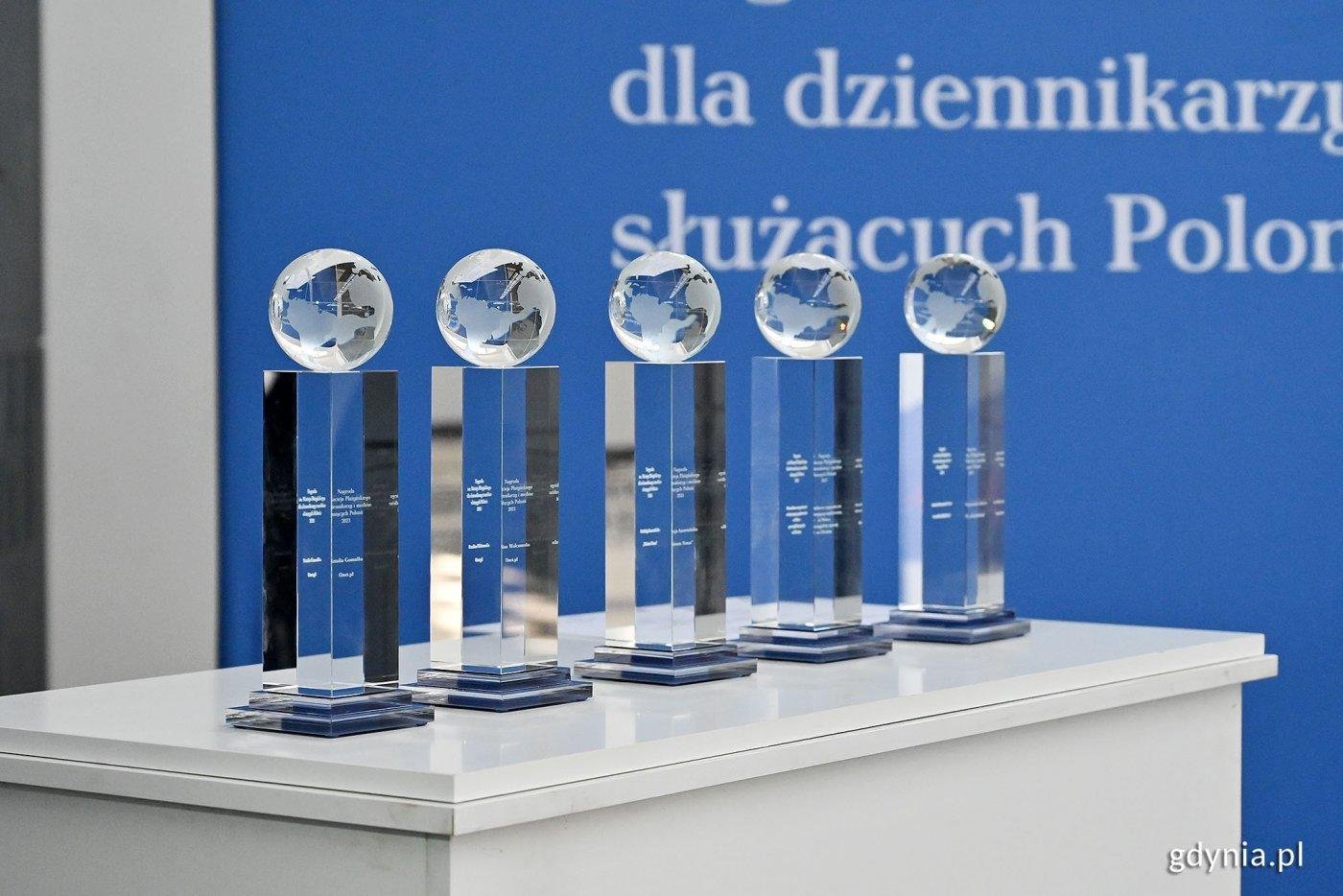 Nagrody to między innymi statuetki (fot. Michał Puszczewicz)