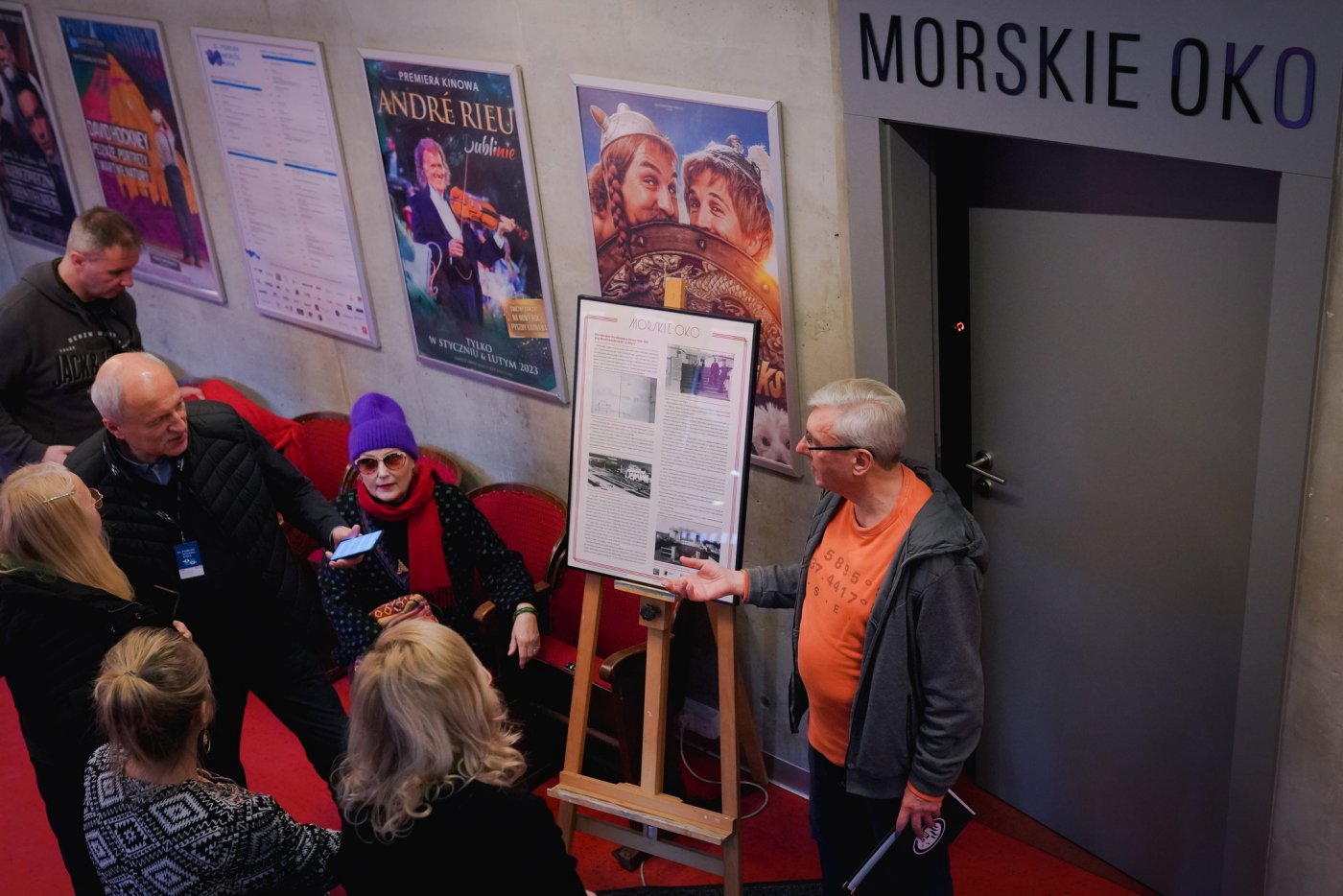 O historii kina Morskie Oko opowiadał gdynianom Arkadiusz Brzęczek // fot. Anna Rezulak