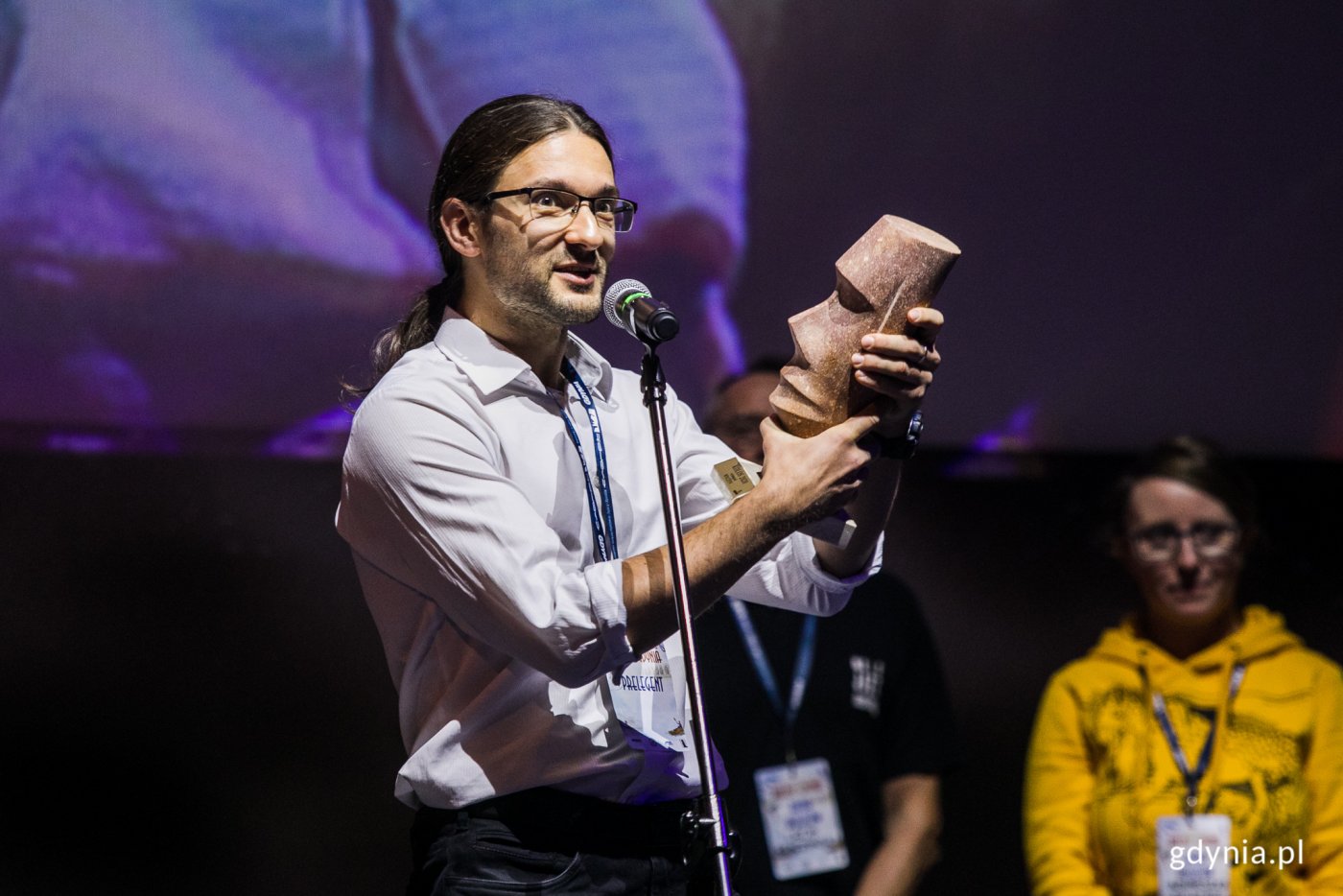 Maciej Besta, zdobywca trzech nagród na Kolosach. Fot. Karol Stańczak