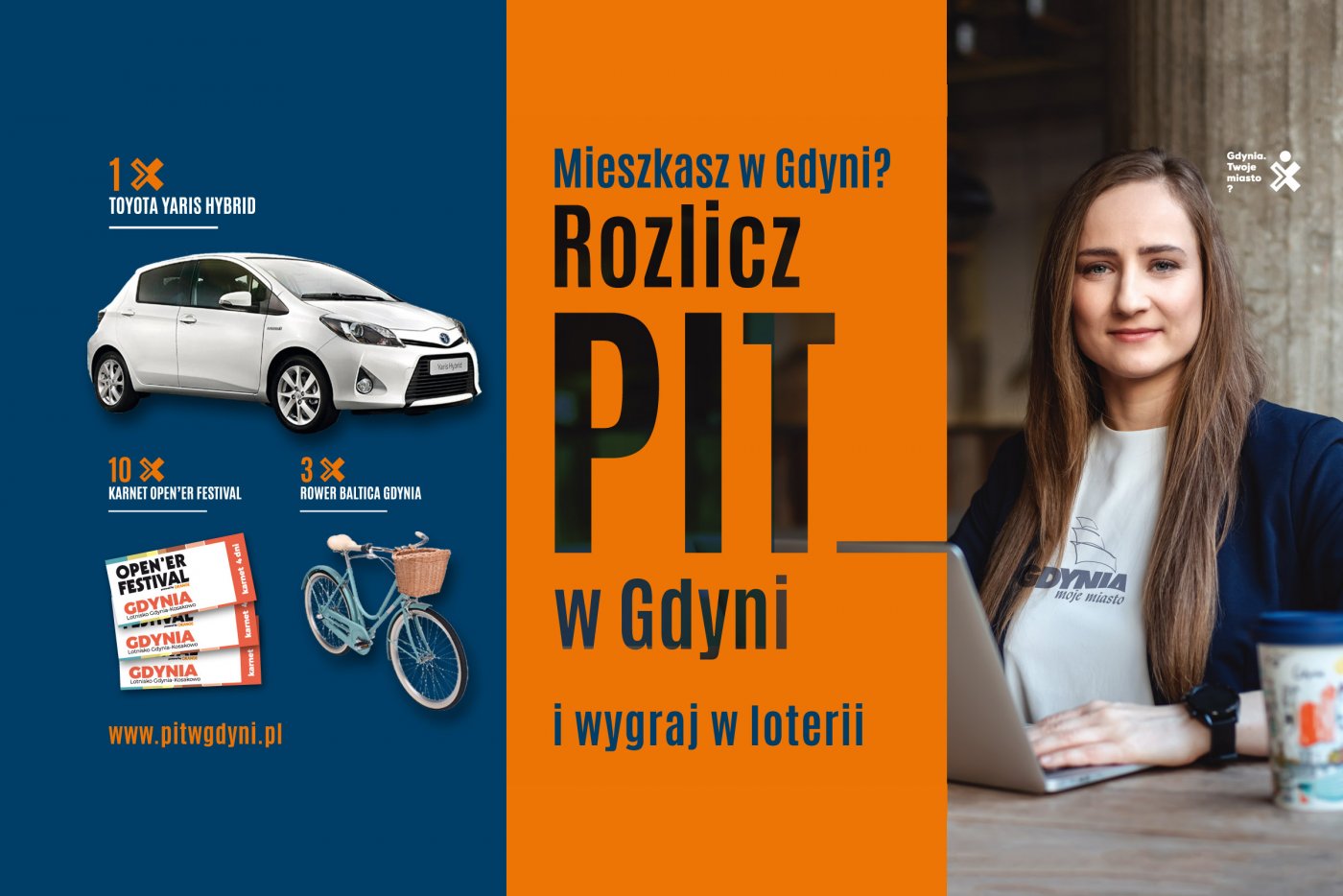 Rozlicz PIT w Gdyni – loteria przedłużona do 7 czerwca // fot. materiały prasowe