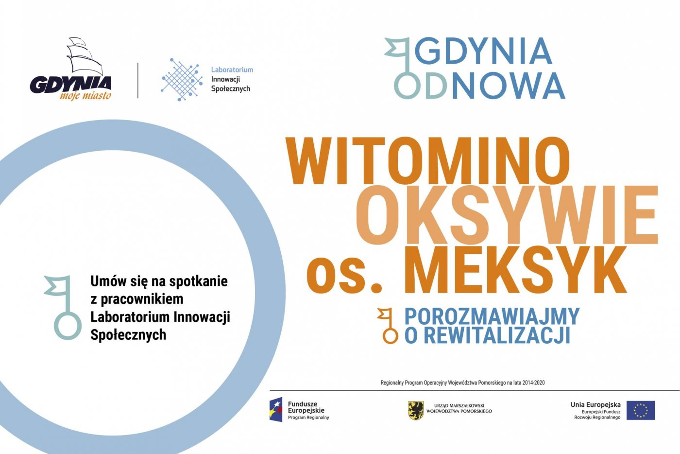 Mieszkańcy Oksywia, Witomina i osiedla Meksyk mogą wziąć udział w spotkaniach konsultacyjnych // mat. Laboratorium Innowacji Społęcznych 