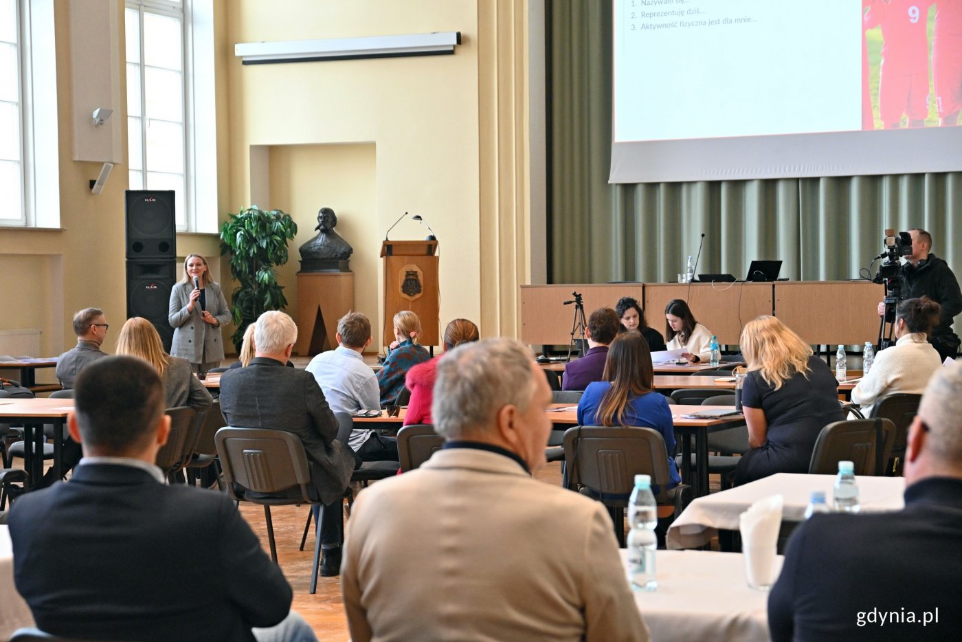 Warsztaty konsultacyjne w ramach tworzenia Strategii Rozwoju Polskiego Sportu 2040 odbyły się w Akademii Marynarki Wojennej w Gdyni (fot. Magdalena Czernek)