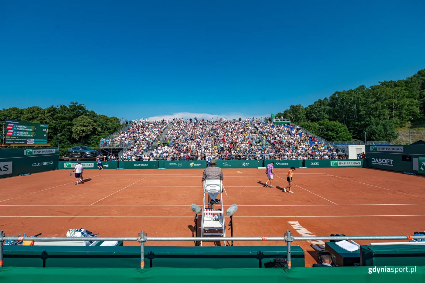 Powrót wielkiego tenisa do Gdyni to bez wątpienia sportowe wydarzenie mijającego roku // fot. gdyniasport.pl