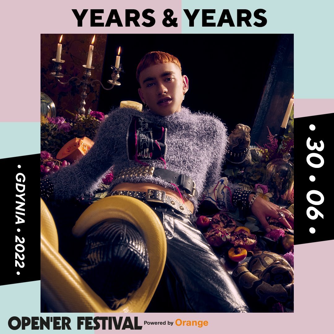 Years & Years wystąpi na Open'er Festivalu 2022 // fot. materiały Alter Art