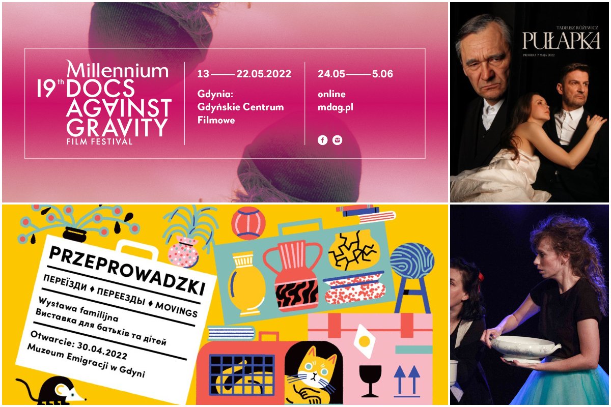 Weekend #wGdyni zapowiada się ciekawie// collage z materiałów prasowych