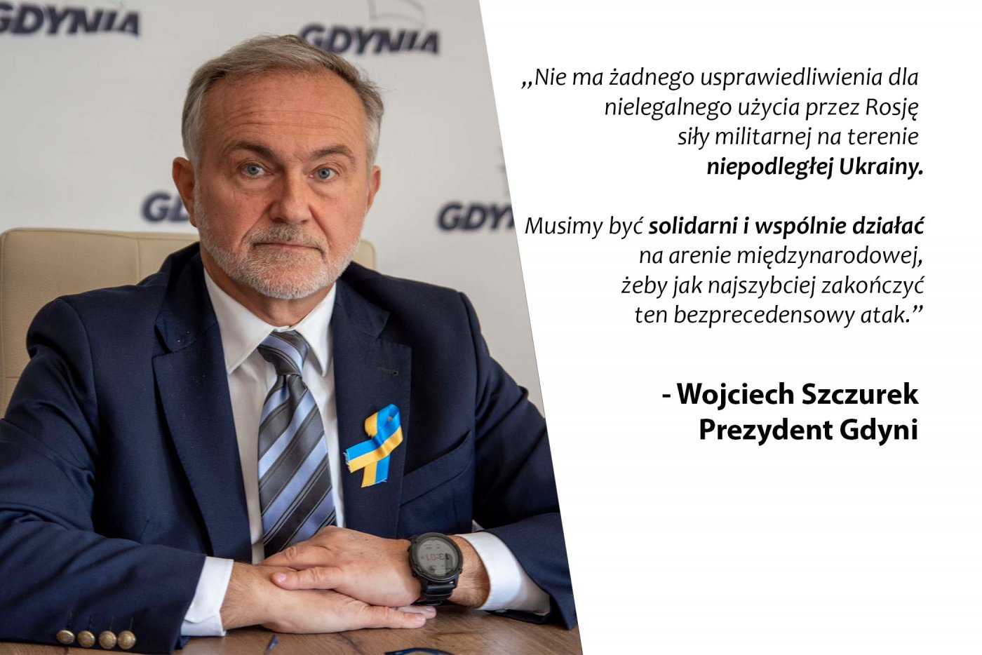 Na zdj. prezydent Wojciech Szczurek // fot. Sławomir Okoń